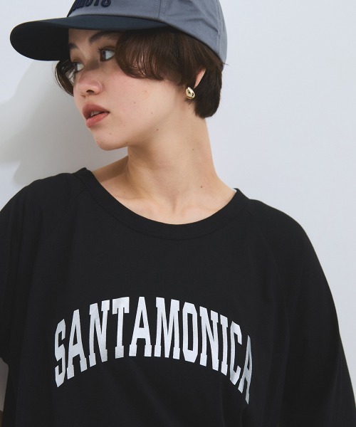 VICKY（ビッキー）の「リサイクルポリエステルロゴTシャツ≪手洗い可能≫（Tシャツ/カットソー・レディース・オフホワイト/ブラック/イエロー・M）」の21枚目の写真