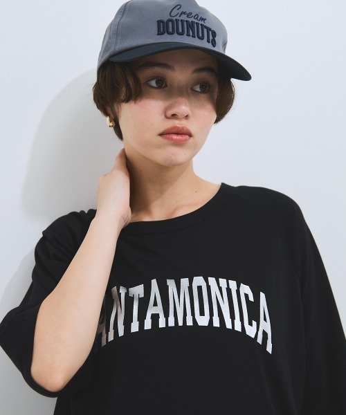 VICKY（ビッキー）の「リサイクルポリエステルロゴTシャツ≪手洗い可能≫（Tシャツ/カットソー・レディース・オフホワイト/ブラック/イエロー・M）」の22枚目の写真