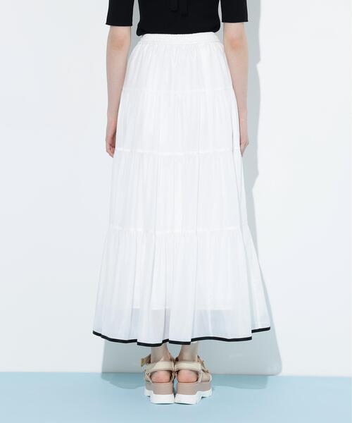 JILL by JILL STUART（ジルバイジルスチュアート）の「◇ヘムラインティアードスカート（スカート・レディース・ホワイト/ピンク/パープル・FREE）」の10枚目の写真