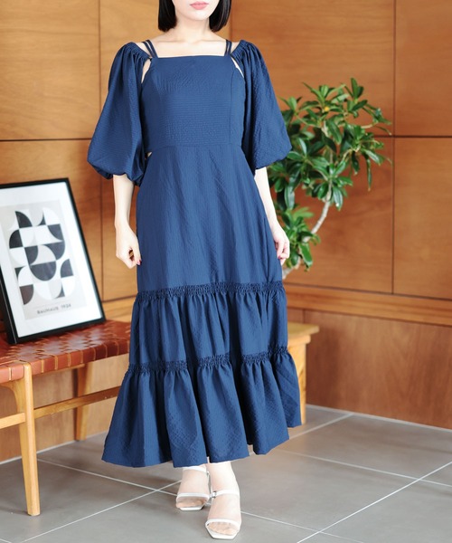 セール】Sawa a la mode｜サワアラモードのワンピース（ブルー