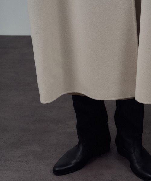 SALON adam et rope'(サロン アダム エ ロペ)の「シャルムリバーロングコート(チェスターコート・レディース・ブラック/オフホワイト/ベージュ系その他/チャコールグレー・M/S)」の19枚目の写真