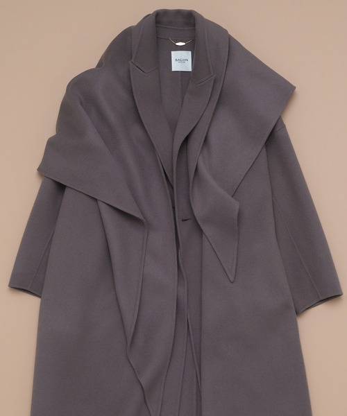ROPEシャルムリバー2WAYロングコート　サイズ36 ROPÉ(ロペ) / 【高評価】【SUPER100's/140's】シャルムリバー