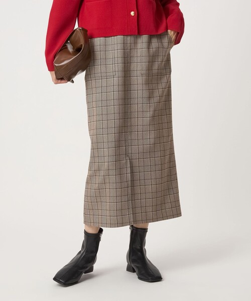 green label relaxing（グリーンレーベルリラクシング）の「［size SHORTあり］キチントボトムス Iライン スリム タイト スカート（スカート・レディース・ブラック/その他1/その他2・SHORT/36/38/40）」の9枚目の写真