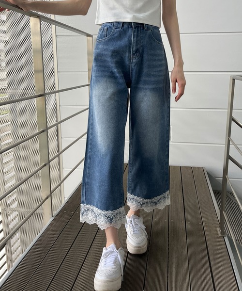 muguet ROMANTIC FEMININE CODE デニムパンツ muguet ROMANTIC FEMININE CODE デニムパンツ s6_P18OF9.jpg