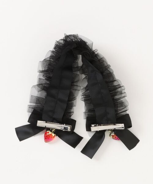 Ank Rouge(アンクルージュ)の「ふわふわチュールストロベリーヘッドドレス(その他ヘアアクセサリー・レディース・ピンク/ブラック/ホワイト・FREE)」の4枚目の写真