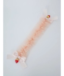 Ank Rouge（アンクルージュ）の「ふわふわチュールストロベリーヘッドドレス（その他ヘアアクセサリー）」