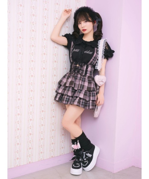 Ank Rouge(アンクルージュ)の「ふわふわチュールストロベリーヘッドドレス(その他ヘアアクセサリー・レディース・ピンク/ブラック/ホワイト・FREE)」の11枚目の写真