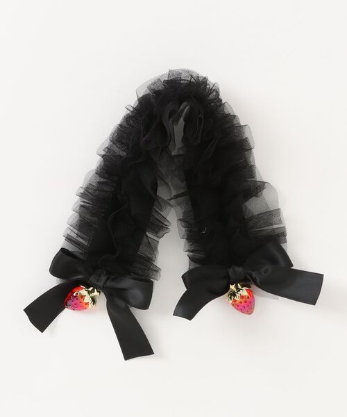 Ank Rouge(アンクルージュ)の「ふわふわチュールストロベリーヘッドドレス(その他ヘアアクセサリー・レディース・ピンク/ブラック/ホワイト・FREE)」の15枚目の写真