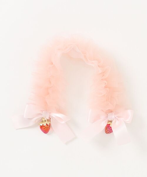 Ank Rouge(アンクルージュ)の「ふわふわチュールストロベリーヘッドドレス(その他ヘアアクセサリー・レディース・ピンク/ブラック/ホワイト・FREE)」の16枚目の写真