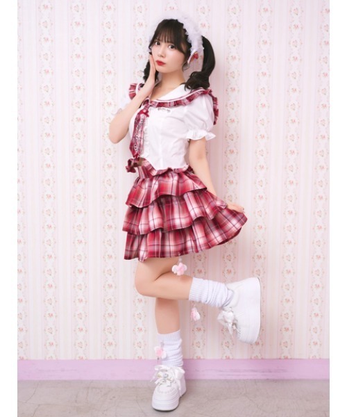 Ank Rouge(アンクルージュ)の「ふわふわチュールストロベリーヘッドドレス(その他ヘアアクセサリー・レディース・ピンク/ブラック/ホワイト・FREE)」の18枚目の写真