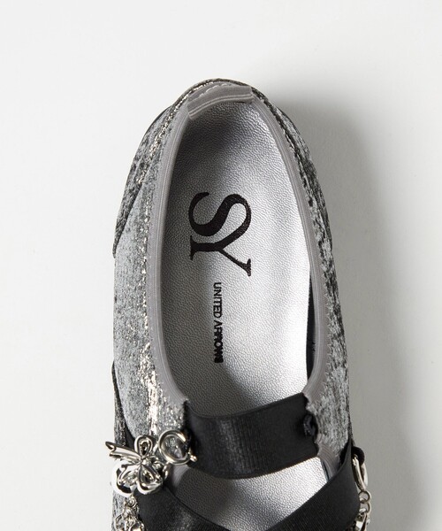 SY UNITED ARROWS（シーユナイテッドアローズ）の「＜SY＞ チャームバレエ フラット20↑（バレエシューズ・レディース・シルバー/ブラック/パープル/その他1・24.5cm/24cm/23.5cm/23cm/22.5cm/25cm）」の12枚目の写真