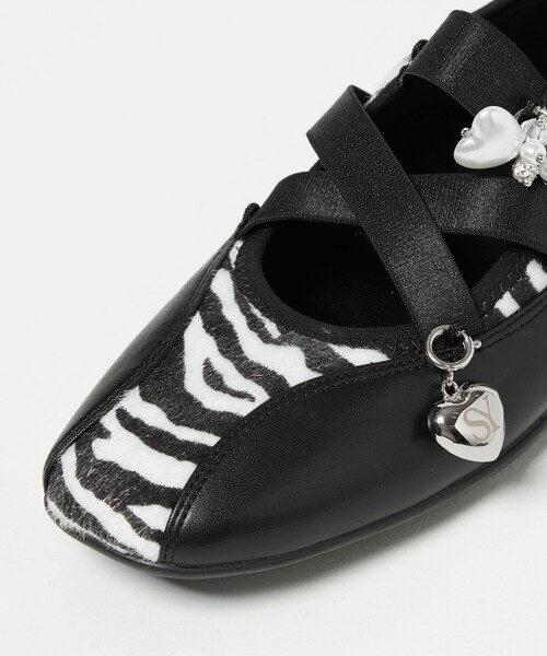 SY UNITED ARROWS（シーユナイテッドアローズ）の「＜SY＞ チャームバレエ フラット20↑（バレエシューズ・レディース・シルバー/ブラック/パープル/その他1・24.5cm/24cm/23.5cm/23cm/22.5cm/25cm）」の16枚目の写真