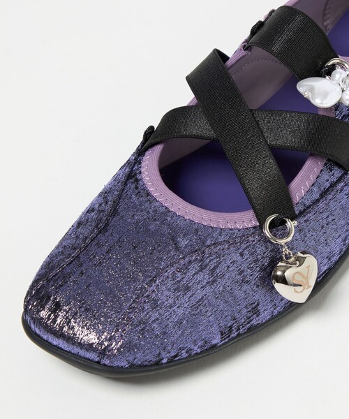 SY UNITED ARROWS（シーユナイテッドアローズ）の「＜SY＞ チャームバレエ フラット20↑（バレエシューズ・レディース・シルバー/ブラック/パープル/その他1・24.5cm/24cm/23.5cm/23cm/22.5cm/25cm）」の19枚目の写真