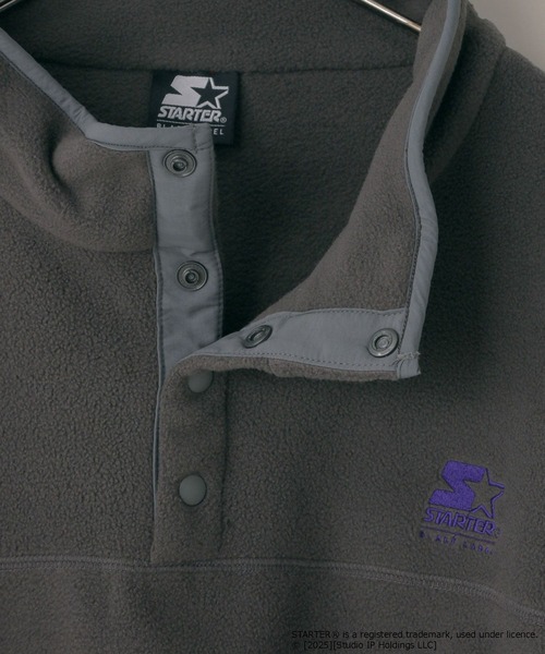 LOWRYS FARM(ローリーズファーム)の「【LFM(U)】STARTERフリースプルオーバー 592150(スウェット・メンズ・ホワイト/チャコールグレー/レッド・MEDIUM/LARGE)」の19枚目の写真