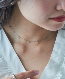 MAGASIN DE MODE Chou Chou（マガジンデモードシュシュ）の「【MAGASIN DE MODE Chou Chou】ネックレス ステンレス メタル 淡水パール ミニ 超極細 チェーン マグネット プチネックレス 華奢 結婚式 オケージョン 二次会 OSWY（ネックレス）」