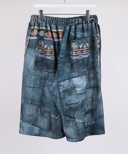DISCOVERED(ディスカバード)の「CRUST TROMPELOEIL SHORTS(スウェットパンツ・メンズ・ブラック・1/3)」の2枚目の写真