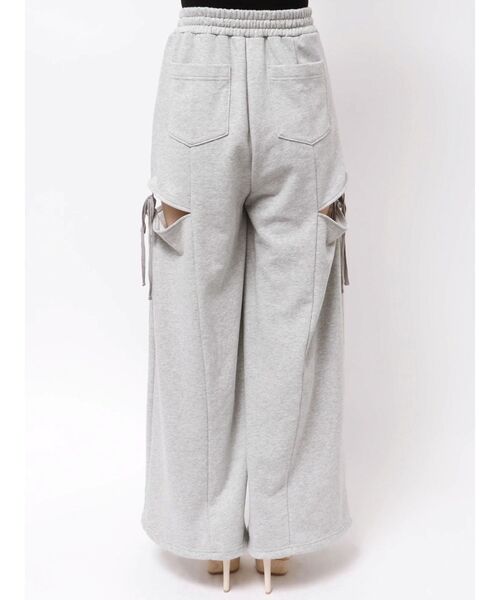 RESEXXY（リゼクシー）の「サイドリボンスウェットワイドパンツ（その他パンツ・レディース・グレー/チャコールグレー/ブラック・FREE）」の17枚目の写真