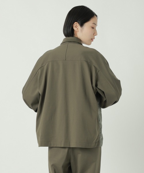 ZUCCa（ズッカ）の「(S)パッチワークジャージィー / 羽織り / S（ミリタリージャケット・レディース・カーキ/ブラック・M size）」の7枚目の写真