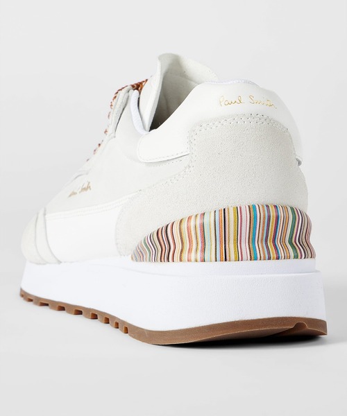 Paul Smith（ポールスミス）の「“Aston” スニーカー【250800 ASTO】（スニーカー・メンズ・ブラック/ホワイト/ダークグレー・X-LARGE/SMALL/MEDIUM/LARGE）」の5枚目の写真