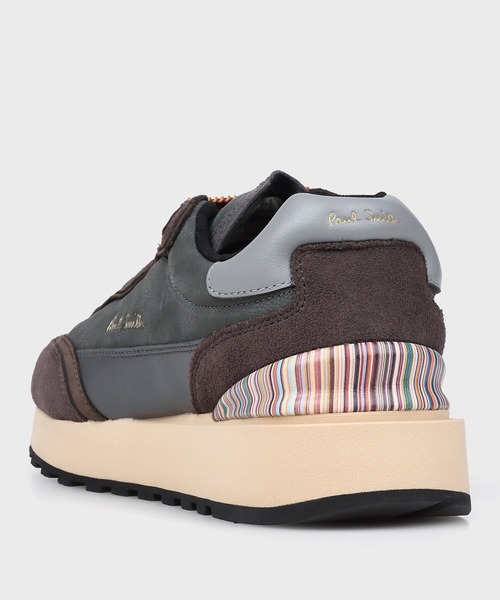 Paul Smith（ポールスミス）の「“Aston” スニーカー【250800 ASTO】（スニーカー・メンズ・ブラック/ホワイト/ダークグレー・X-LARGE/SMALL/MEDIUM/LARGE）」の14枚目の写真