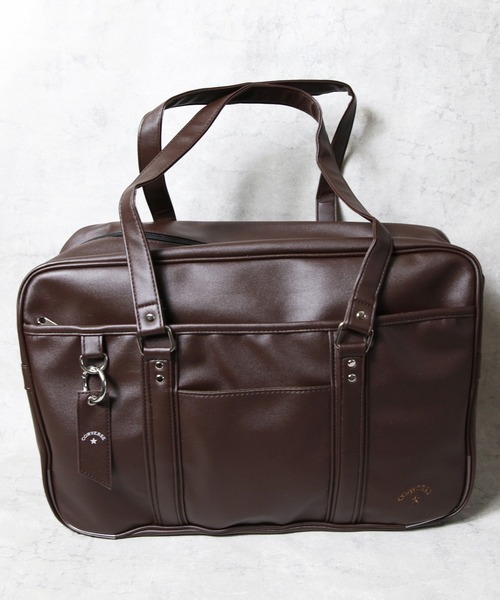 CONVERSE（コンバース）の「CONVERSE SCHOOL BAG（ショルダーバッグ・メンズ・ブラウン/ブラック系その他/ブラック・FREE）」の2枚目の写真