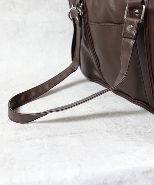 CONVERSE（コンバース）の「CONVERSE SCHOOL BAG（ショルダーバッグ・メンズ・ブラウン/ブラック系その他/ブラック・FREE）」の9枚目の写真