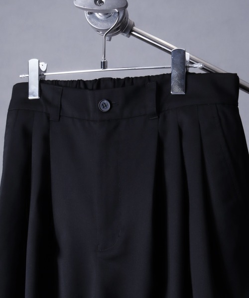 welise（ウェライズ）の「【welise × 犬飼京 -ephemeral- 】BONTAN グレイスフルヘビーTR 2way3タックワイドフレアスラックス（スラックス・メンズ・ブラック・M/S/XS/L）」の11枚目の写真