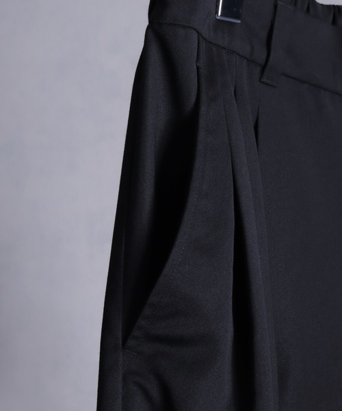 welise（ウェライズ）の「【welise × 犬飼京 -ephemeral- 】BONTAN グレイスフルヘビーTR 2way3タックワイドフレアスラックス（スラックス・メンズ・ブラック・M/S/XS/L）」の14枚目の写真