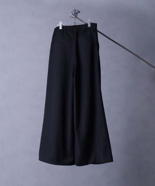 welise（ウェライズ）の「【welise × 犬飼京 -ephemeral- 】BONTAN グレイスフルヘビーTR 2way3タックワイドフレアスラックス（スラックス・メンズ・ブラック・M/S/XS/L）」の10枚目の写真