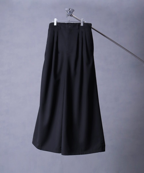 welise（ウェライズ）の「【welise × 犬飼京 -ephemeral- 】BONTAN グレイスフルヘビーTR 2way3タックワイドフレアスラックス（スラックス・メンズ・ブラック・M/S/XS/L）」の3枚目の写真