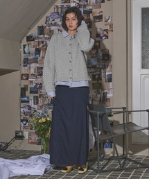 loin nuit(jC)shirt docking button cardigan / VchbLO{^J[fBK(J[fBK/{)