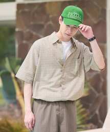 green label relaxing（グリーンレーベルリラクシング）の「ミニ オンブレ チェック ジャストルーズ レギュラーカラー シャツ -通気性-（シャツ/ブラウス・メンズ）」