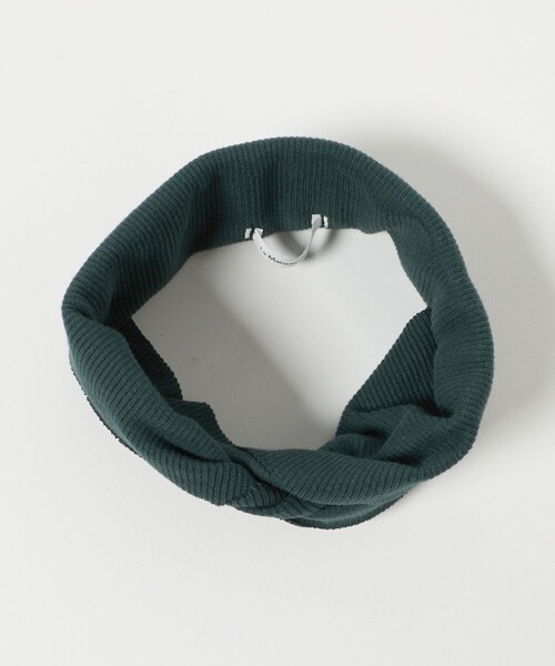 La Maison de Lyllis（メゾンドリリス）の「＜La maison de Lyllis＞ループ ヘアバンド（ヘアバンド・レディース・ブラック/ダークグリーン・FREE）」の5枚目の写真
