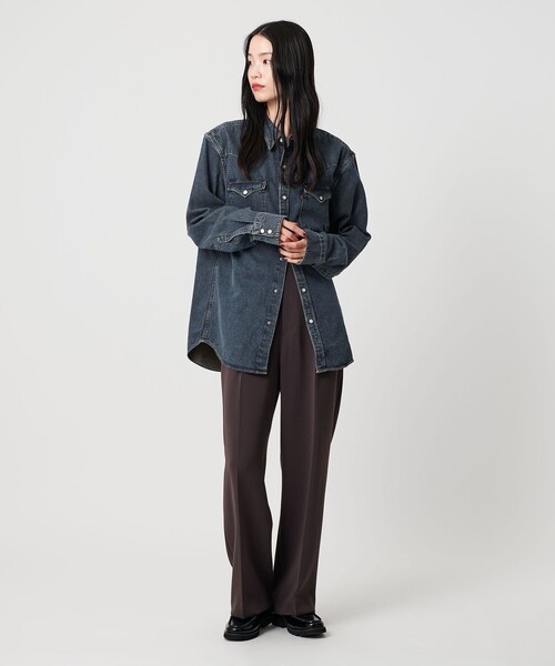 Levi's(リーバイス)の「<Levi's>スタンダードウエスタン シャツ(シャツ/ブラウス・レディース・コバルトブルー・M)」の12枚目の写真