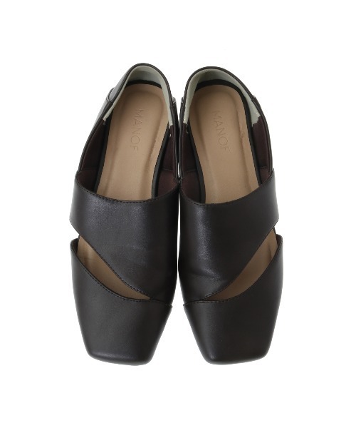 MANOF(マノフ)の「CURVE CUTTING FLAT SHOES(その他シューズ・レディース・キャメル/ダークブラウン・37/36/38)」の17枚目の写真