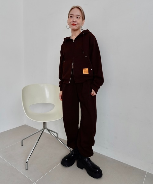 ワコマリア×ウルフヘッド 東京天国　ヘビーウエイトパーカー ブラウン ワコマリア×ウルフヘッド 東京天国 ヘビーウエイトパーカー