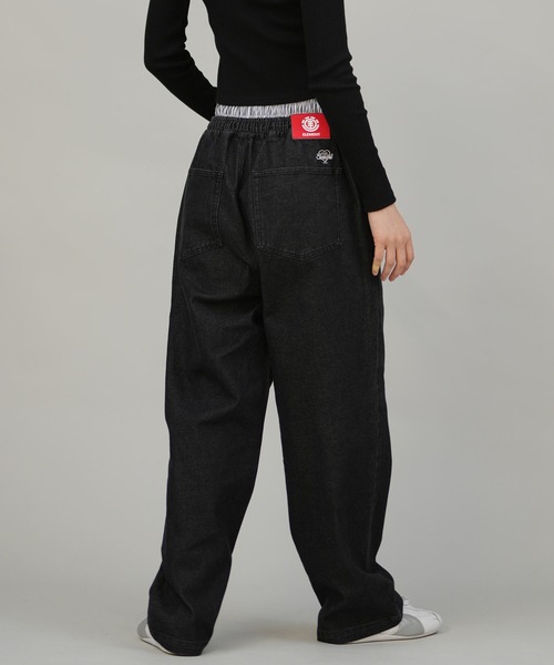 ELEMENT(エレメント)の「ELEMENT/エレメント デニムパンツ BF024-729(その他パンツ・レディース・ライトインディゴブルー/ブラック/ダークインディゴブルー・M)」の6枚目の写真