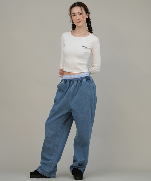 ELEMENT(エレメント)の「ELEMENT/エレメント デニムパンツ BF024-729(その他パンツ・レディース・ライトインディゴブルー/ブラック/ダークインディゴブルー・M)」の10枚目の写真
