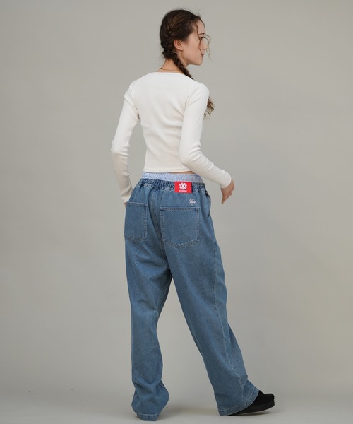 ELEMENT(エレメント)の「ELEMENT/エレメント デニムパンツ BF024-729(その他パンツ・レディース・ライトインディゴブルー/ブラック/ダークインディゴブルー・M)」の12枚目の写真