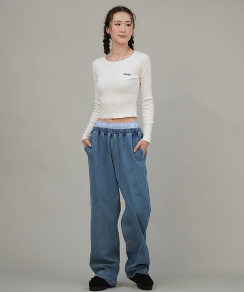 ELEMENT(エレメント)の「ELEMENT/エレメント デニムパンツ BF024-729(その他パンツ・レディース・ライトインディゴブルー/ブラック/ダークインディゴブルー・M)」の13枚目の写真