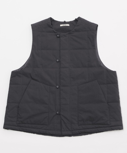 スクエアキルティングベスト（ダウンベスト）｜niko and