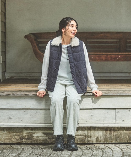 【新品未使用】G/FORE ダウンベストとスカートセット 40 キルティング sankyo shokai レッキス＆ ダウン ベスト リバーシブル フード