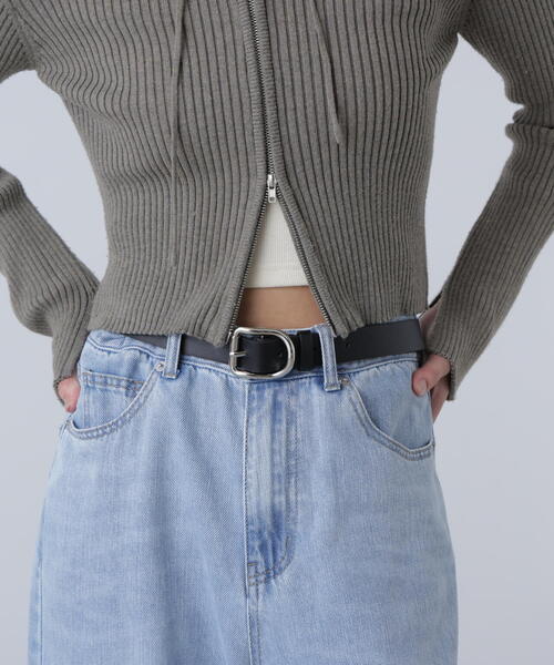 FREE'S MART(フリーズマート)の「◆配色リブショート丈ニットパーカー(ニット/セーター・レディース・ベージュ/ブラウン/グレー・FREE)」の21枚目の写真