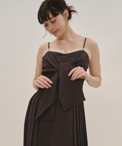 【新品】THE SHISHIKUI リボンキャミRIBBON CAMI RIBBON CAMI / WHITE – SHISHIKUI