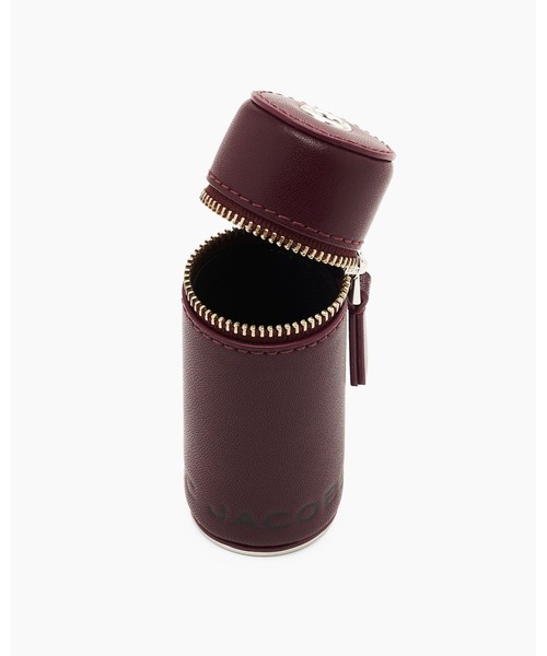 MARC JACOBS(マークジェイコブス)の「THE LIPSTICK CASE CHARM/ザ レザー リップスティック ケース バッグ チャーム(キーケース/キーアクセサリー・レディース・ブラック/ブラック×ゴールド/パープル系その他・ONE SIZE)」の5枚目の写真