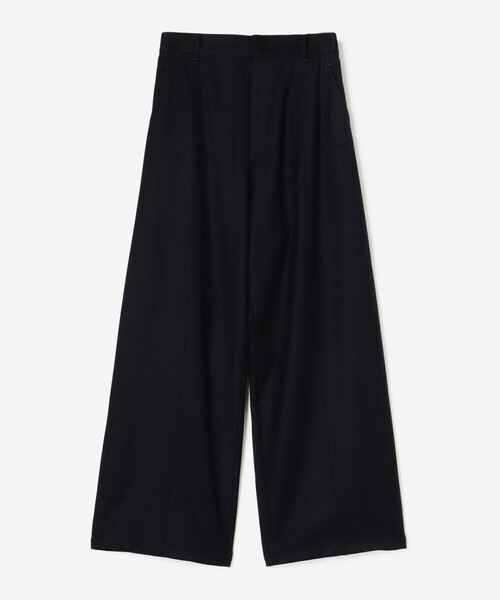 LE GLAZIK（ルグラジック）の「LE GLAZIK | ウール ワイドイージーパンツ WOMEN（その他パンツ・レディース・ダークネイビー/ベージュ/グレー・36）」の3枚目の写真