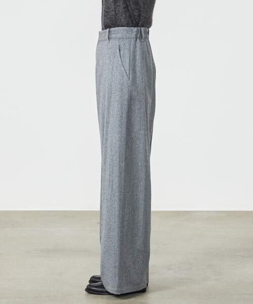 LE GLAZIK（ルグラジック）の「LE GLAZIK | ウール ワイドイージーパンツ WOMEN（その他パンツ・レディース・ダークネイビー/ベージュ/グレー・36）」の12枚目の写真