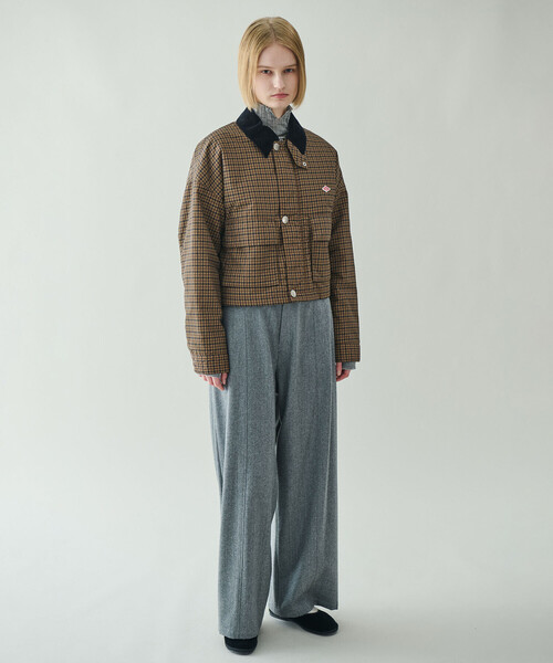 LE GLAZIK（ルグラジック）の「LE GLAZIK | ウール ワイドイージーパンツ WOMEN（その他パンツ・レディース・ダークネイビー/ベージュ/グレー・36）」の5枚目の写真