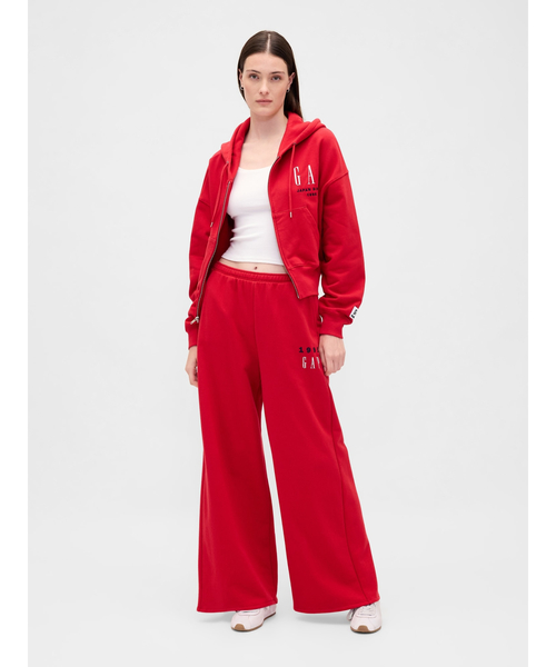 GAP(ギャップ)の「30th アニバーサリー ヘビーウェイト フレンチテリー GAPロゴ ジップアップパーカー(パーカー・レディース・レッド/ネイビー/アイボリー/グレー・XS/S/M/L/XL/XXS)」の5枚目の写真