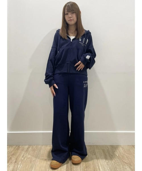 GAP 30周年記念 フード付きパーカー 　ネイビー 30th アニバーサリー ヘビーウェイト フレンチテリー GAPロゴ